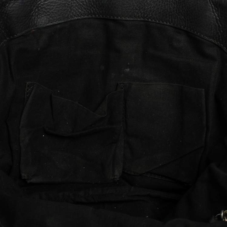 مملوكة مسبقًا Balenciaga Black Leather Classic RH Bowler Satchel