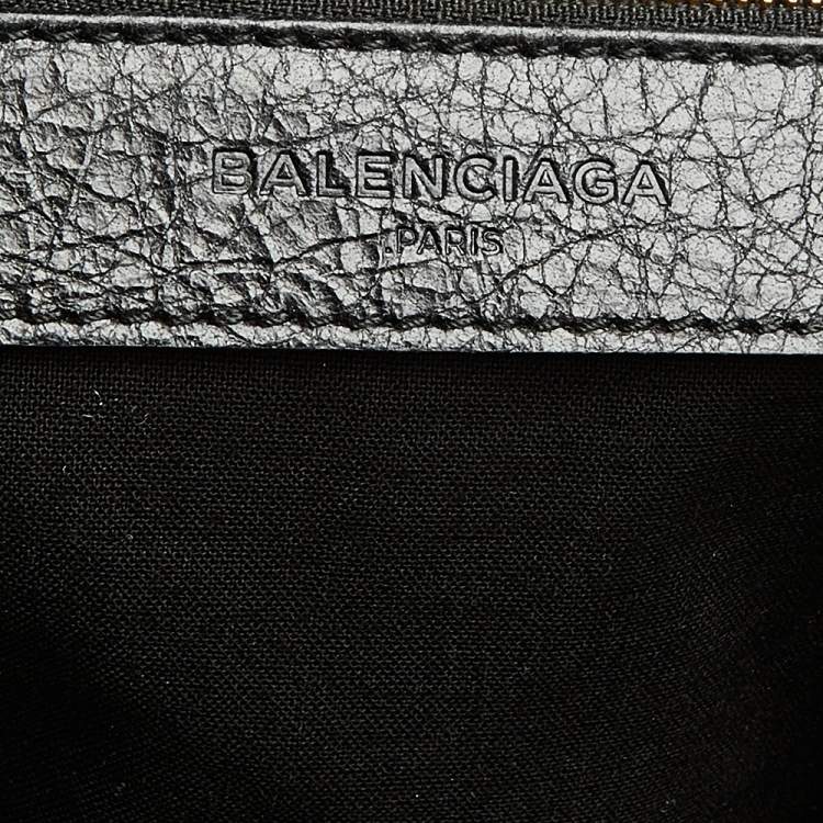 Pre Owned Balenciaga Black Leather Baby Diam Classic Traveller S Backpack