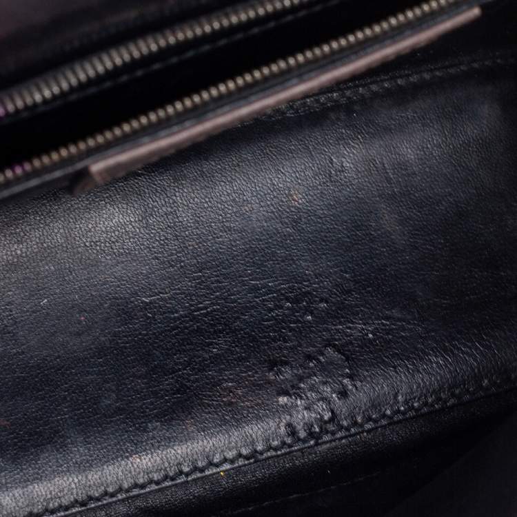 Pre Owned Balenciaga Brown Leather Le Dix Cartable Top Handle Bag