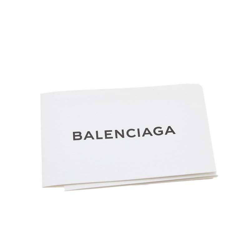 Pre Owned Balenciaga Blue Leather City Wallet