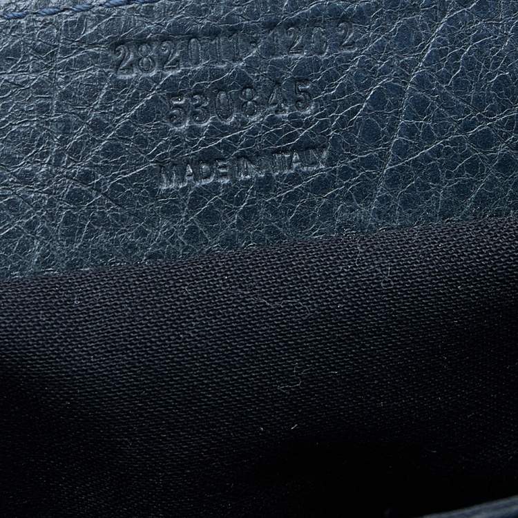 Pre Owned Balenciaga Anthracite Leather RSH Envelope Clutch