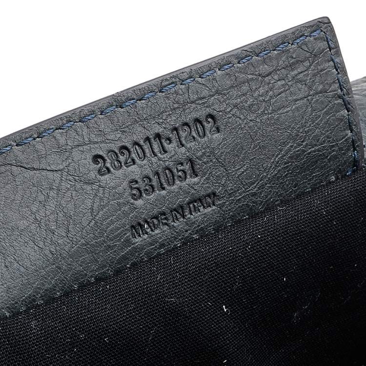 Pre Owned Balenciaga Sapin Leather RSH Envelope Clutch