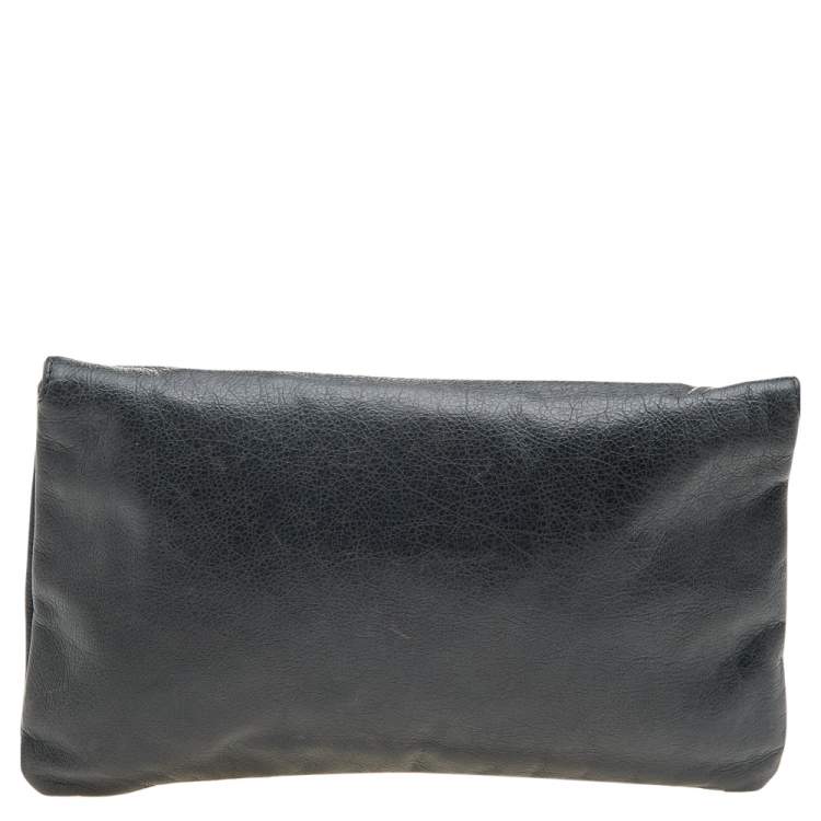 Pre Owned Balenciaga Sapin Leather RSH Envelope Clutch