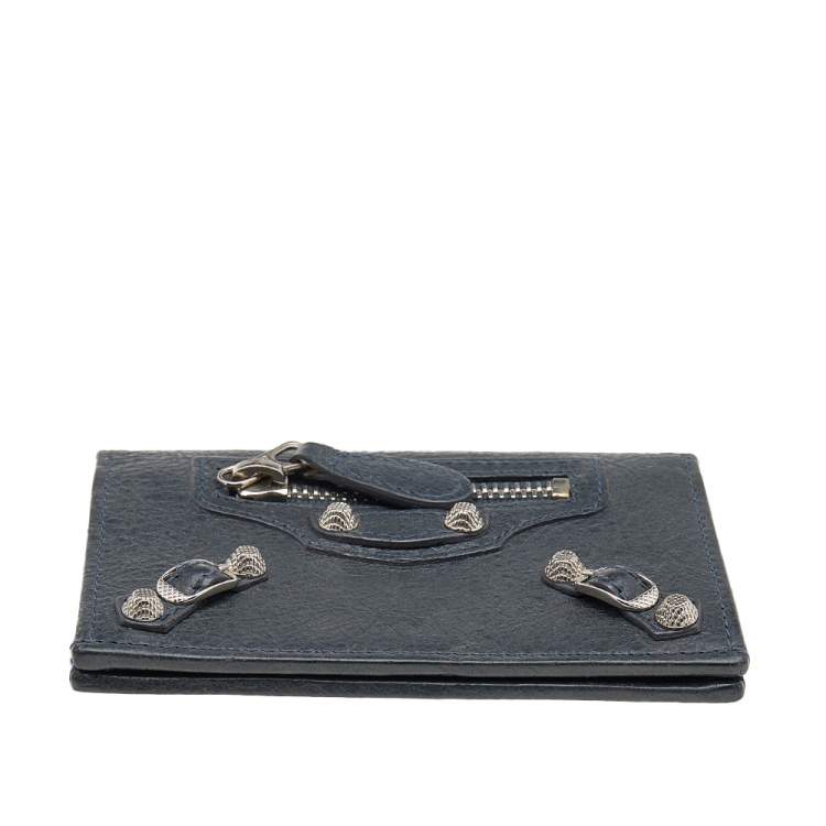 مملوك�ة مسبقًا Balenciaga Anthracite Leather City Bifold Wallet