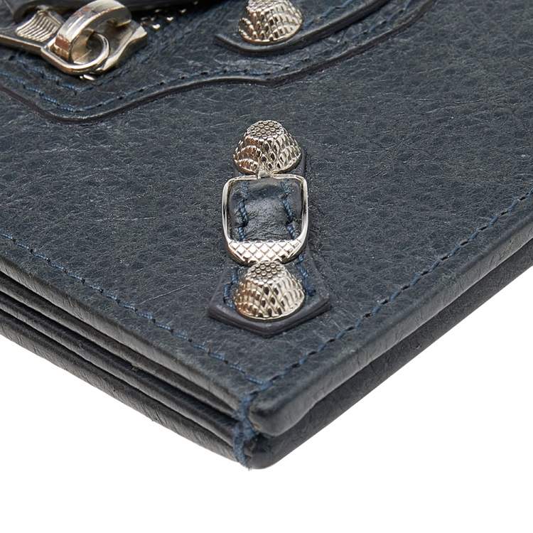 مملوكة مسبقًا Balenciaga Anthracite Leather City Bifold Wallet