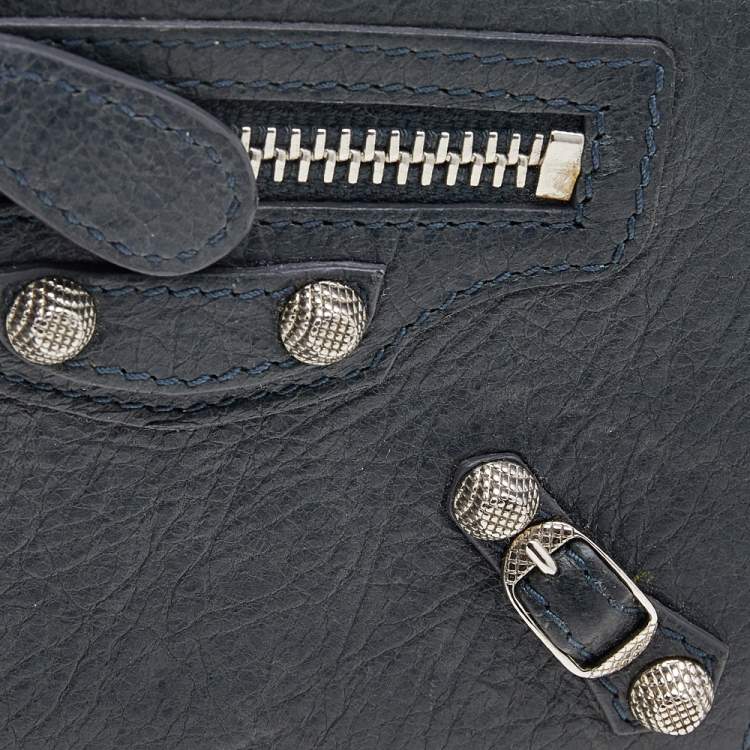 مملوكة مسبقًا Balenciaga Anthracite Leather City Bifold Wallet
