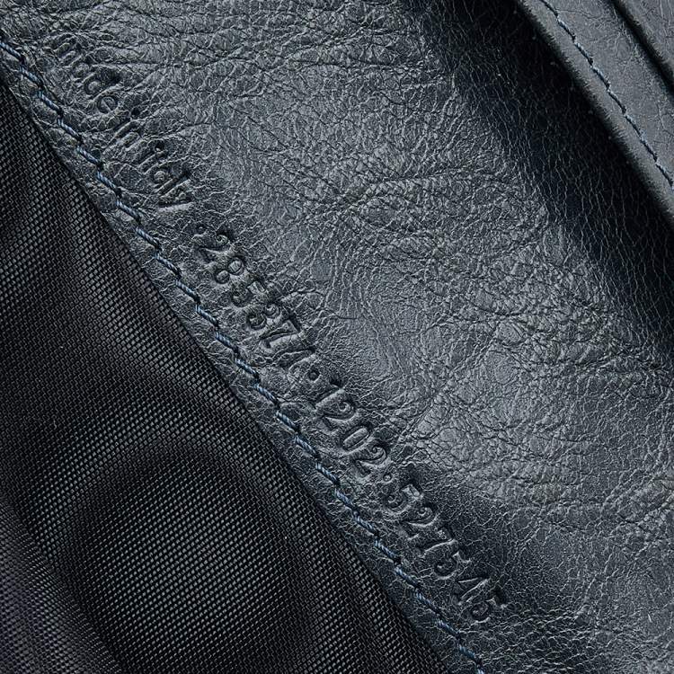 مملوكة مسبقًا Balenciaga Anthracite Leather City Bifold Wallet