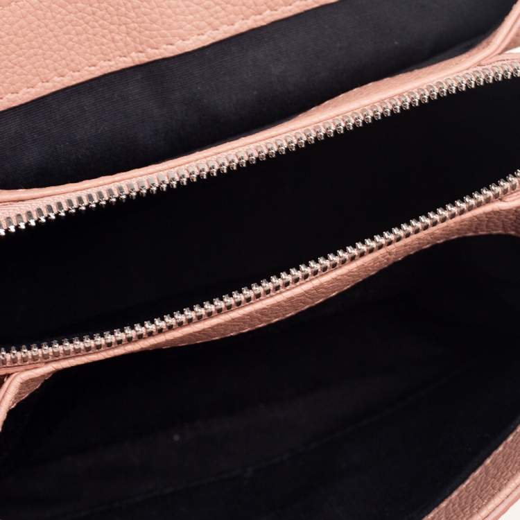 Pre Owned Balenciaga Beige Leather Le Dix Top Handle bag