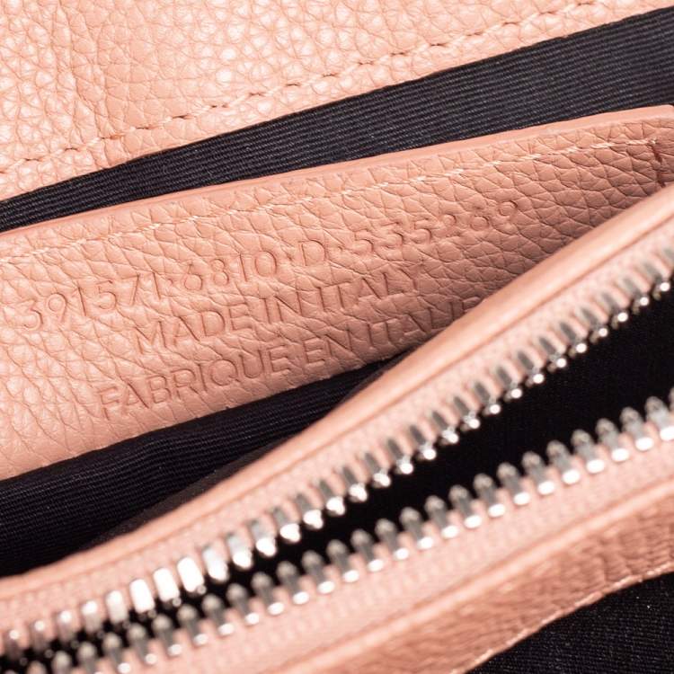 Pre Owned Balenciaga Beige Leather Le Dix Top Handle bag