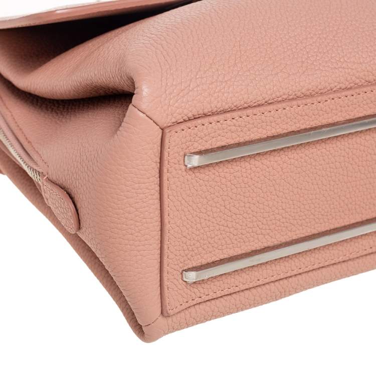 Pre Owned Balenciaga Beige Leather Le Dix Top Handle bag
