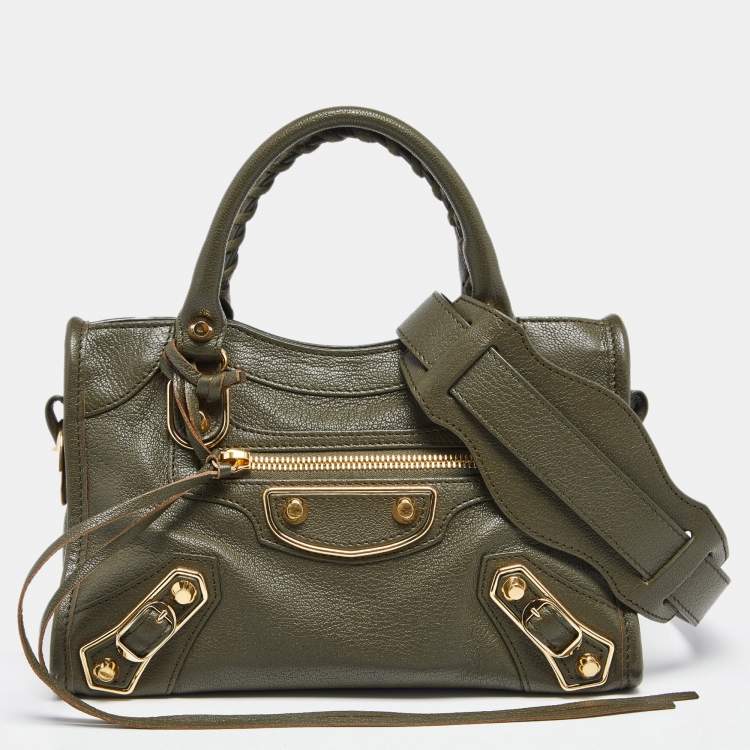Balenciaga Apple Green Leather Classic City Bag Very Good  Lot 58310   Heritage Auctions