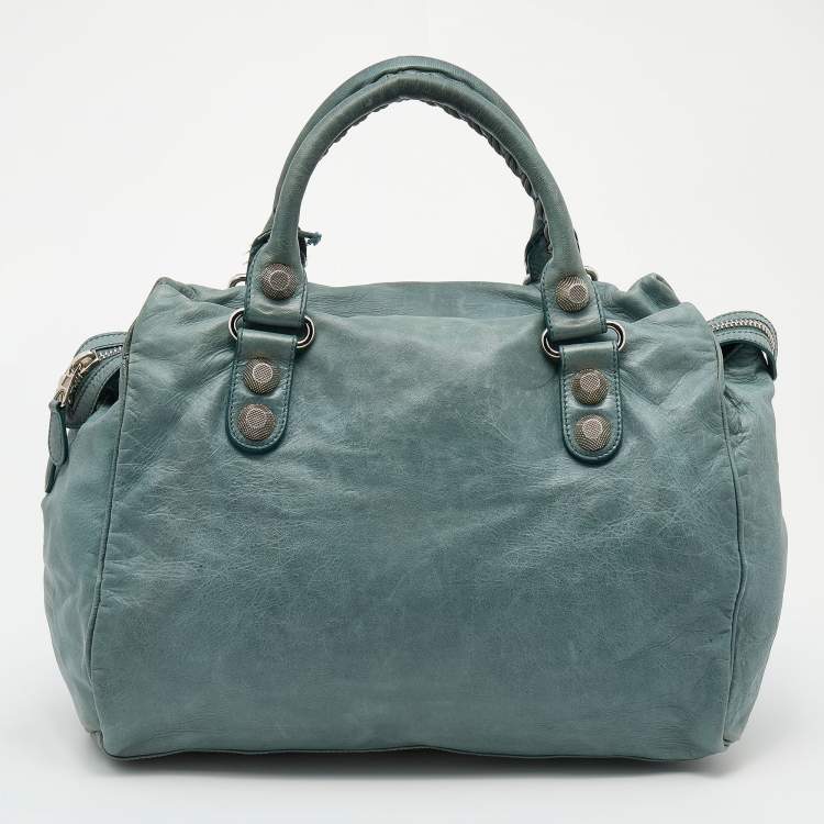 Pre Owned Balenciaga Tempete Leather GSH Midday Bag