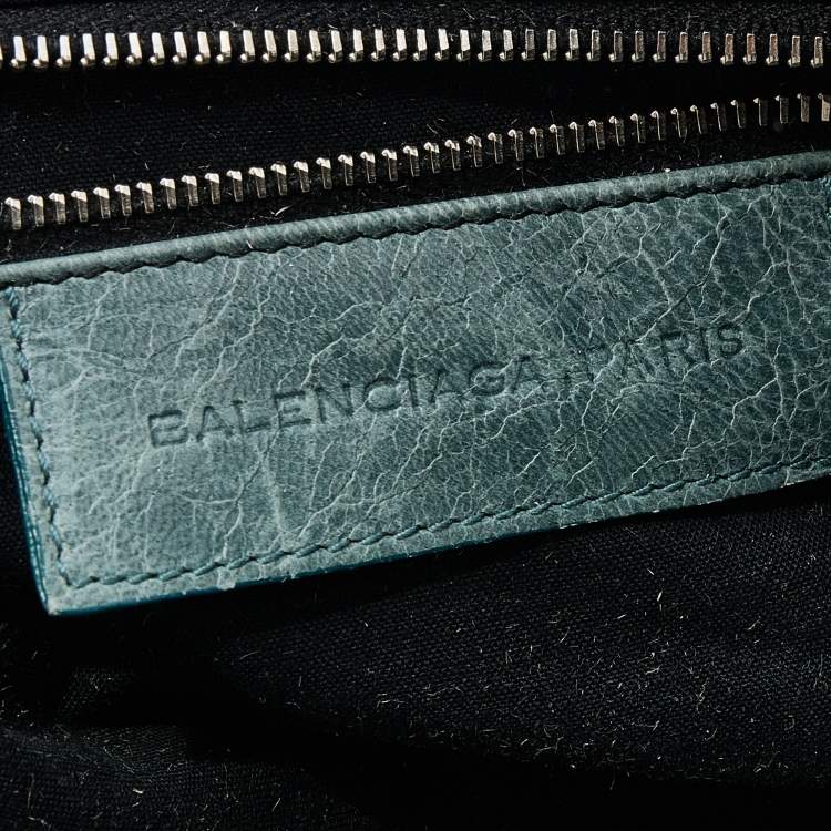 Pre Owned Balenciaga Tempete Leather GSH Midday Bag
