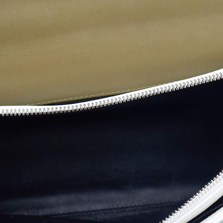 مملوكة مسبقًا Balenciaga Multicolor Leather and Python Le Dix Cartable Top Handle Bag