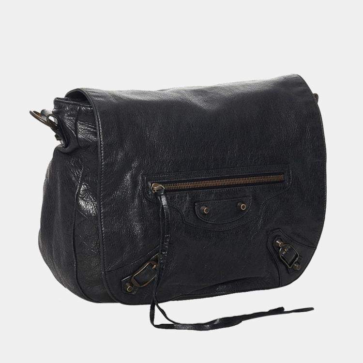 Balenciaga Black Leather Neo Messenger Bag Balenciaga | TLC