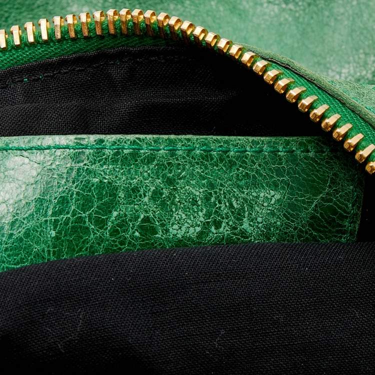 مملوكة مسبقًا Balenciaga Green Leather Arena GGH Giant 21 Classic Day Bag