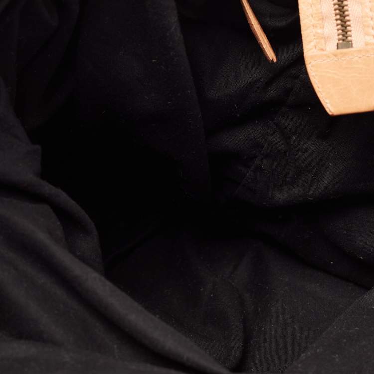 Pre Owned Balenciaga Peach Leather Day Bag