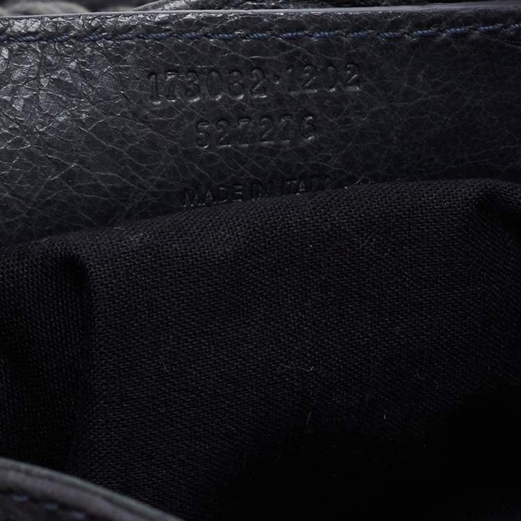 Pre Owned Balenciaga Blue Leather GGH Part Time Bag