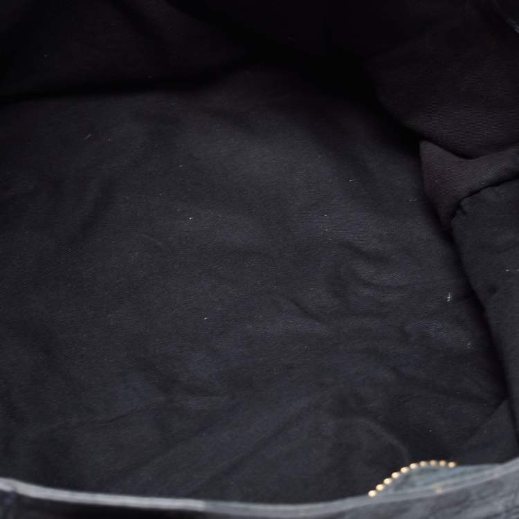 Pre Owned Balenciaga Blue Leather GGH Part Time Bag