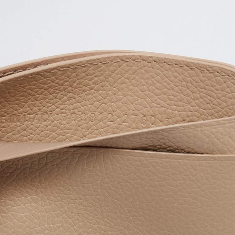 Pre Owned Balenciaga Beige Leather Everyday Card Holder 