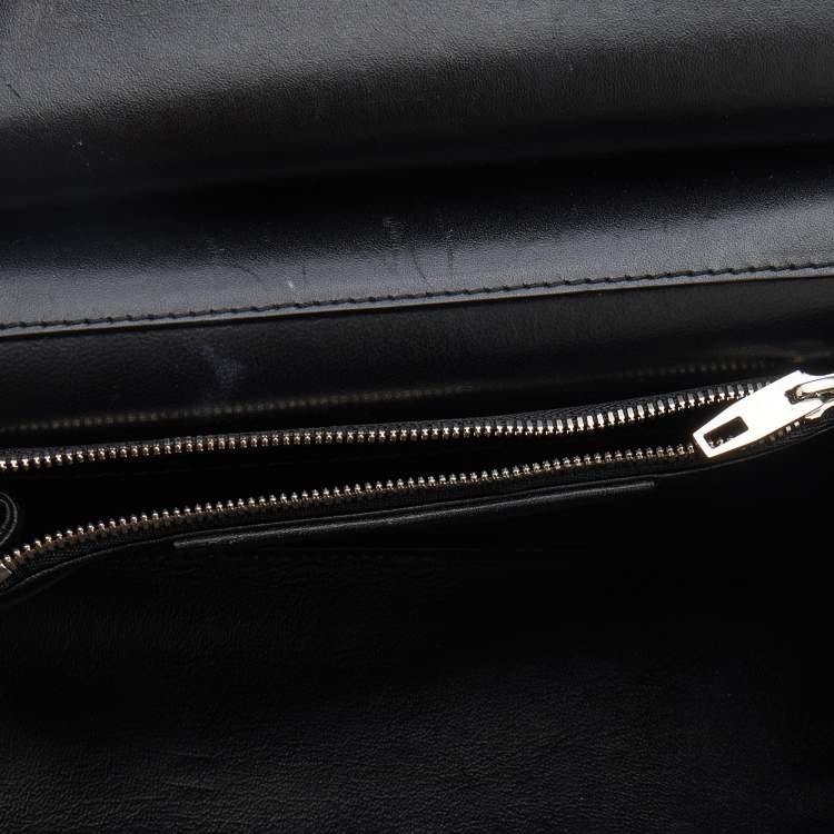 Pre Owned Balenciaga Black Leather Le Dix Cartable Top Handle Bag