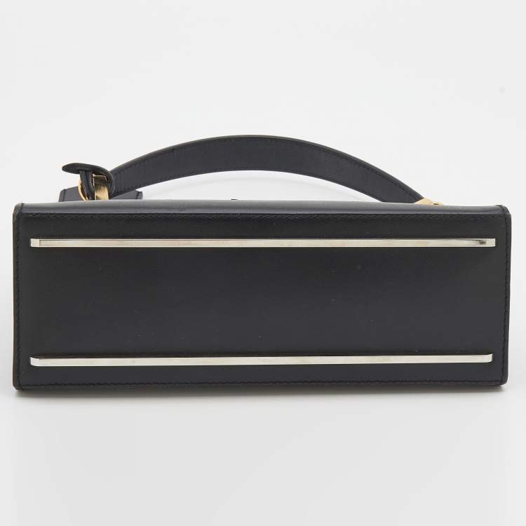 Pre Owned Balenciaga Black Leather Le Dix Cartable Top Handle Bag
