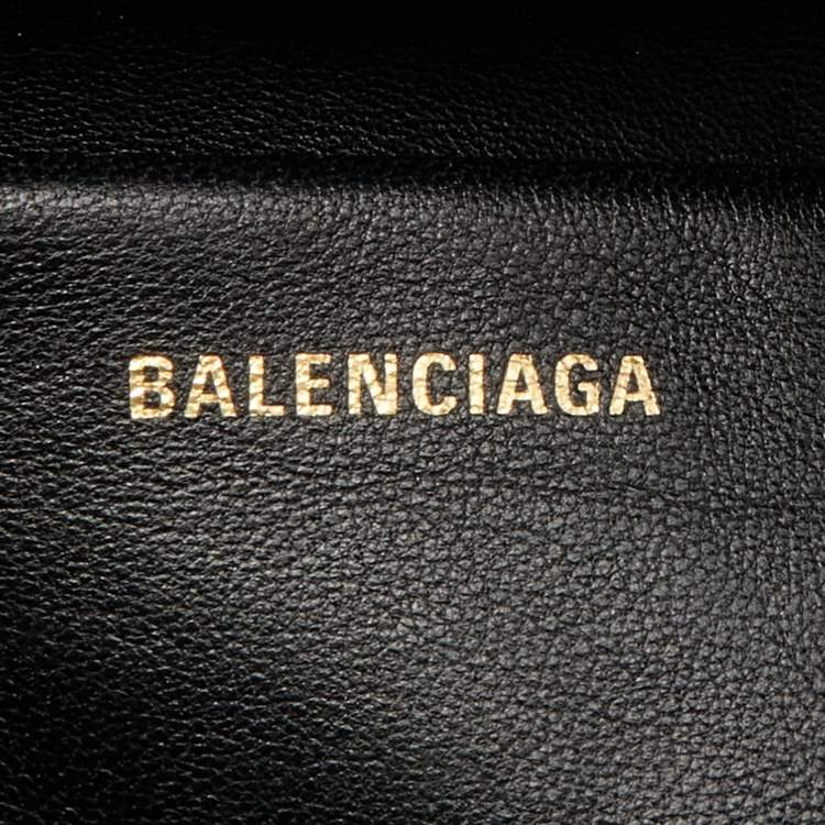 Pre Owned Balenciaga Black Velvet and Leather Souvenir Belt Bag