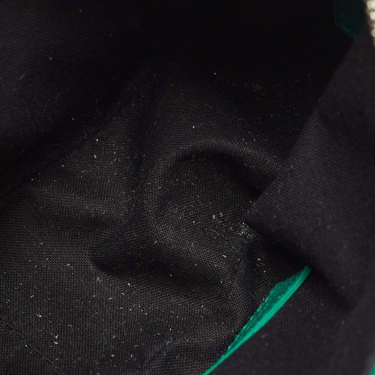Pre Owned Balenciaga Green Leather XS Le Cagole Hobo