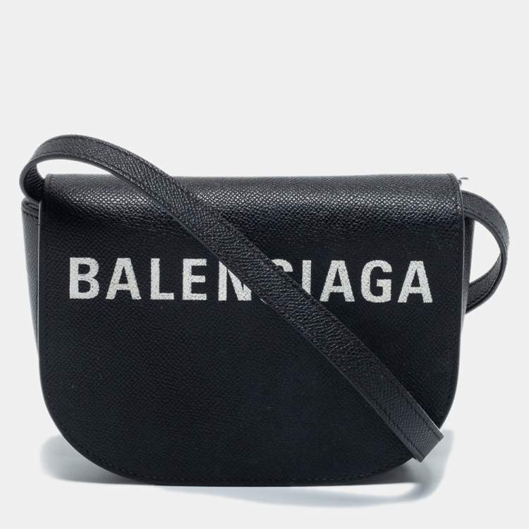 Balenciaga Black Leather Day Crossbody Bag Balenciaga TLC