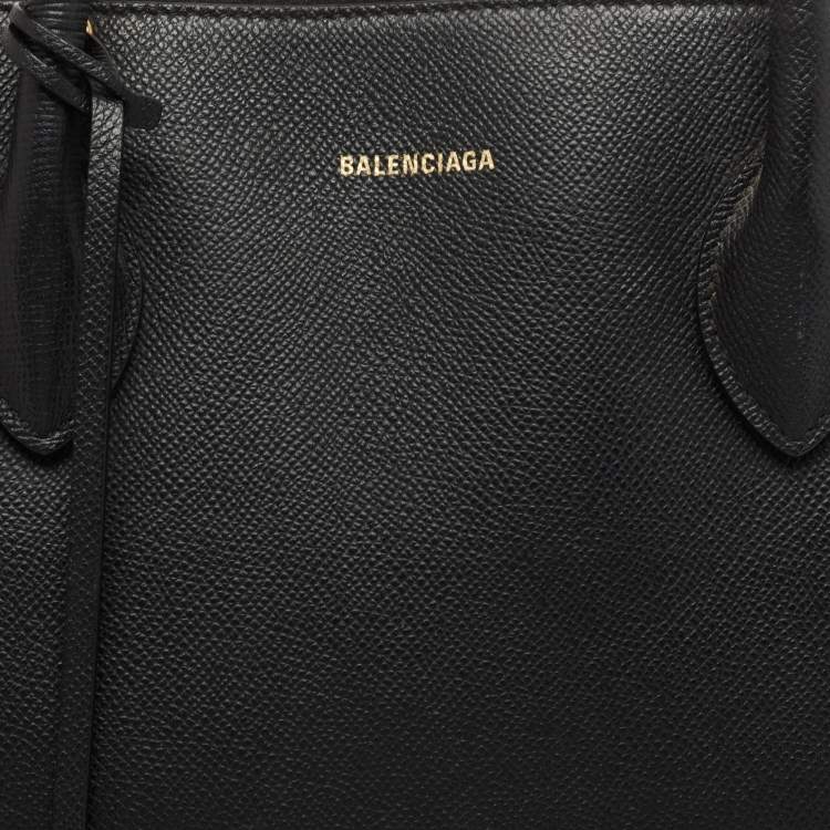 Pre Owned Balenciaga Black Leather Ville Satchel