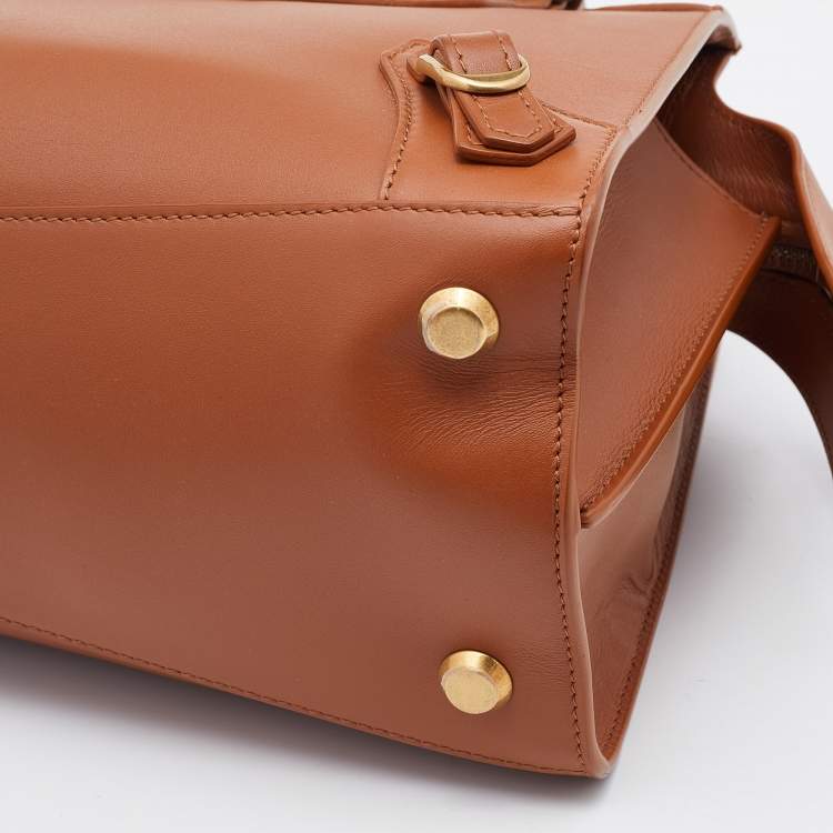 Pre Owned Balenciaga Brown Leather Small Neo Classic City Tote