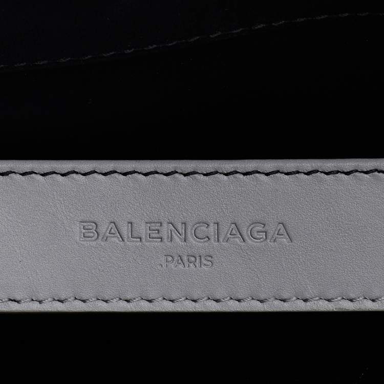 Pre Owned Balenciaga Multicolor Python and Leather Le Dix Cartable Top Handle Bag