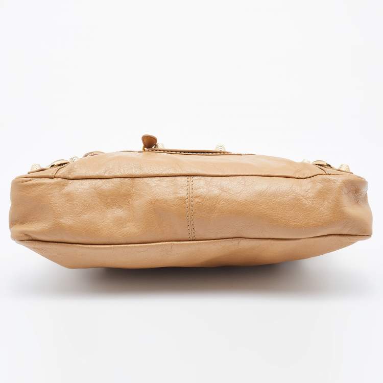 Pre Owned Balenciaga Beige Leather Classic First Tote