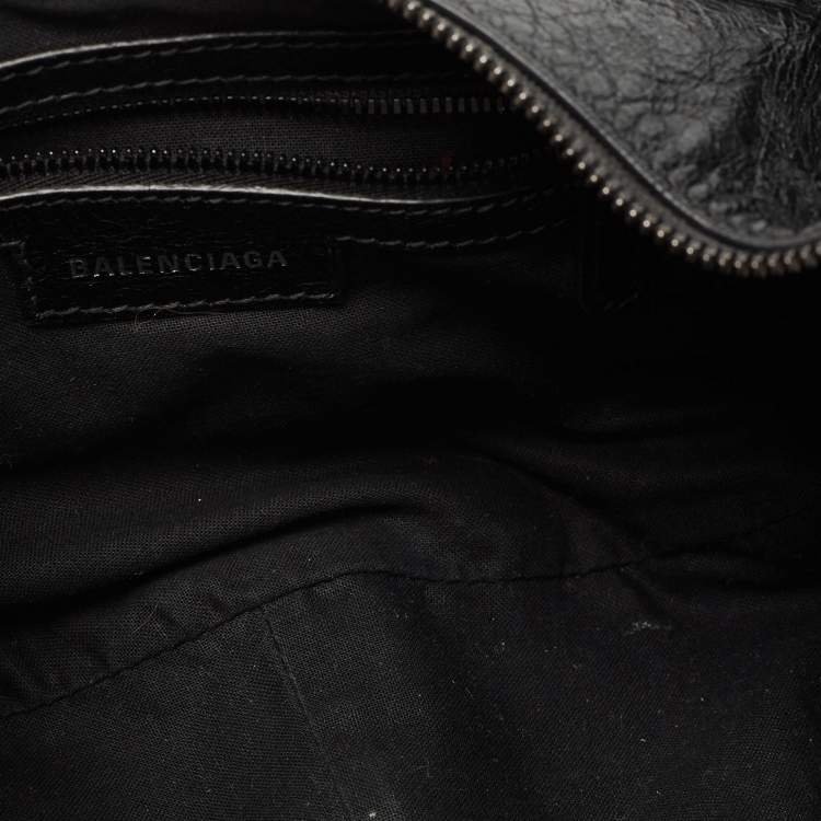 Pre Owned Balenciaga Black Leather Le Cagole Small Shoulder Bag