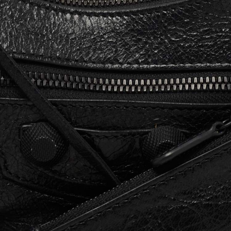 Pre Owned Balenciaga Black Leather Le Cagole Small Shoulder Bag