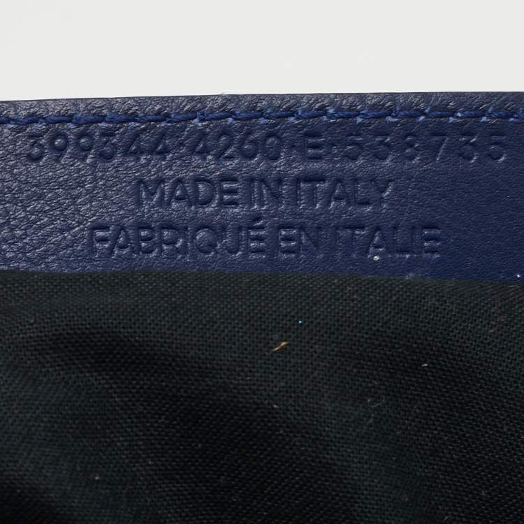 Pre Owned Balenciaga Bleu Pacifique Suede and Leather Baby Diam Classic Traveller Backpack
