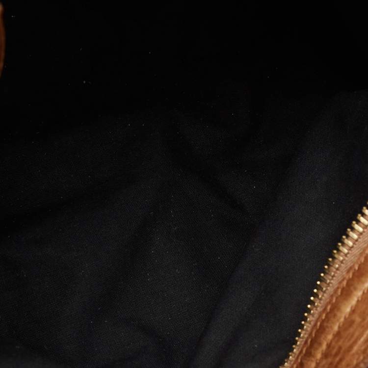 Pre Owned Balenciaga Brown Leather GGH City Bag
