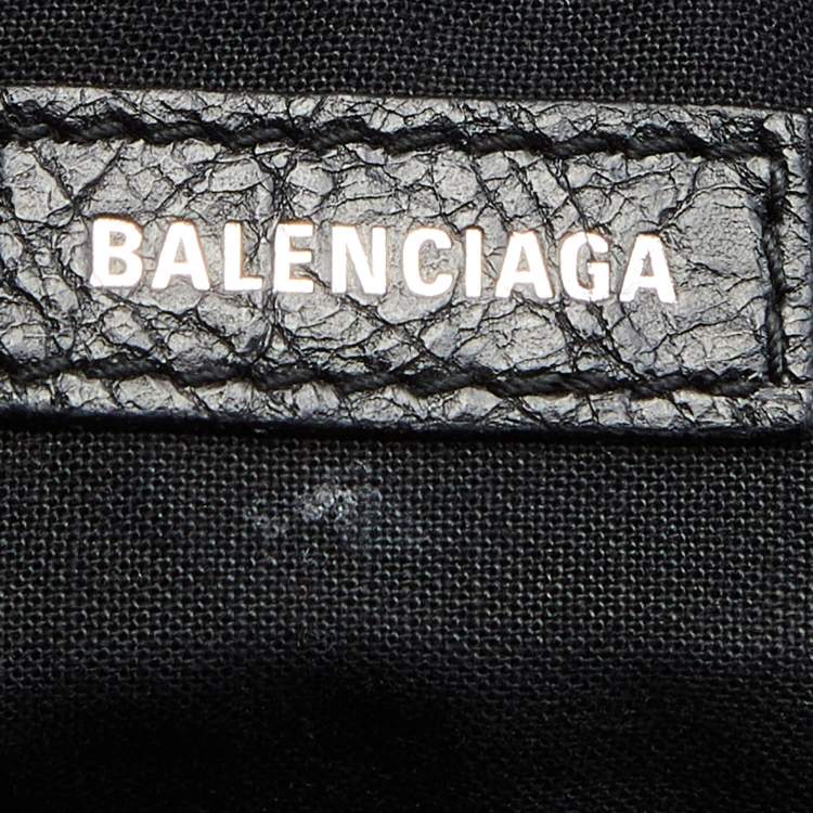 Pre Owned Balenciaga Black Leather Small Classic City RH Tote