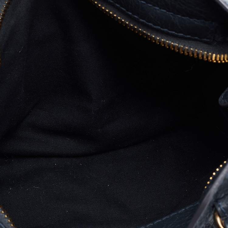 مملوكة مسبقًا Balenciaga Anthracite Leather Mini RH City Tote