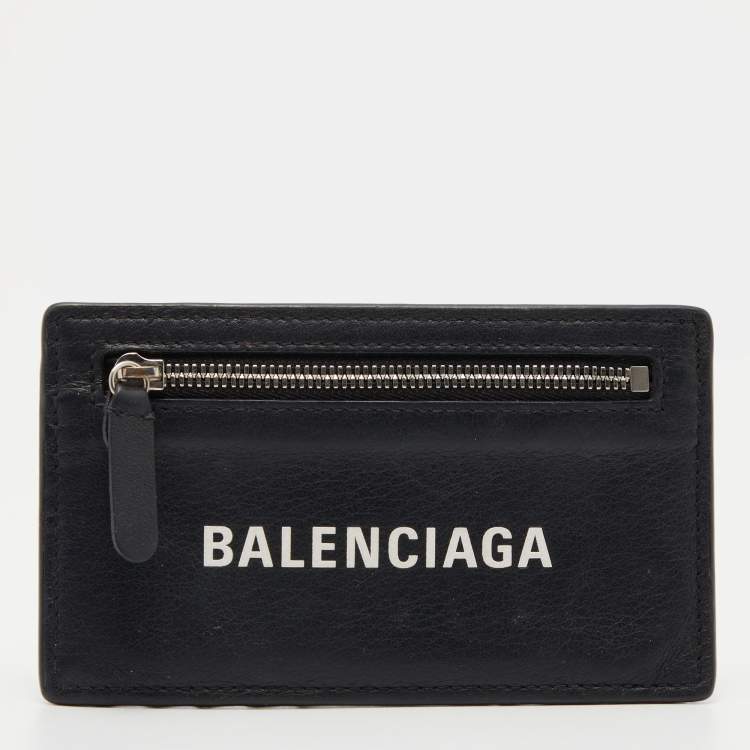 Balenciaga Beige BB Monogram Card Holder  ZOOFASHIONSCOM
