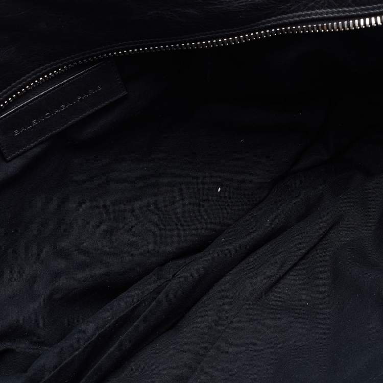 Pre Owned Balenciaga Black Quilted Chevre Leather Matelassé GM Bag