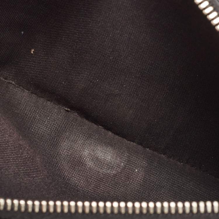 Pre Owned Balenciaga Black Leather Arena Giant Continental Wallet