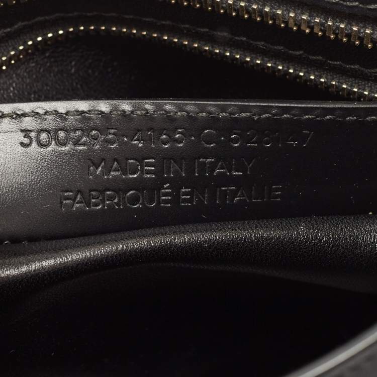 Pre Owned Balenciaga Black/Indigo Leather and Python Mini Classic Metallic Edge City Bag