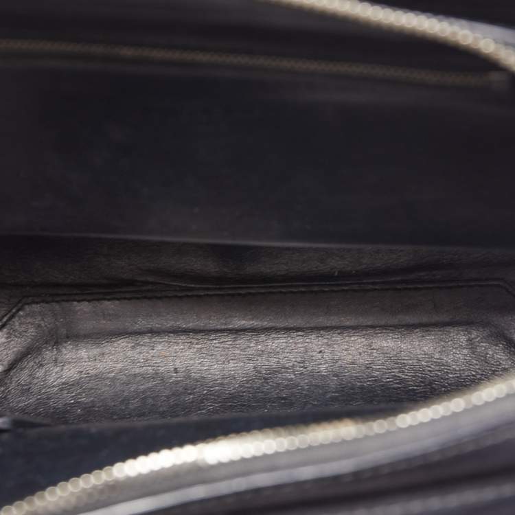 Pre Owned Balenciaga Black Leather Small Cable Shopper Tote