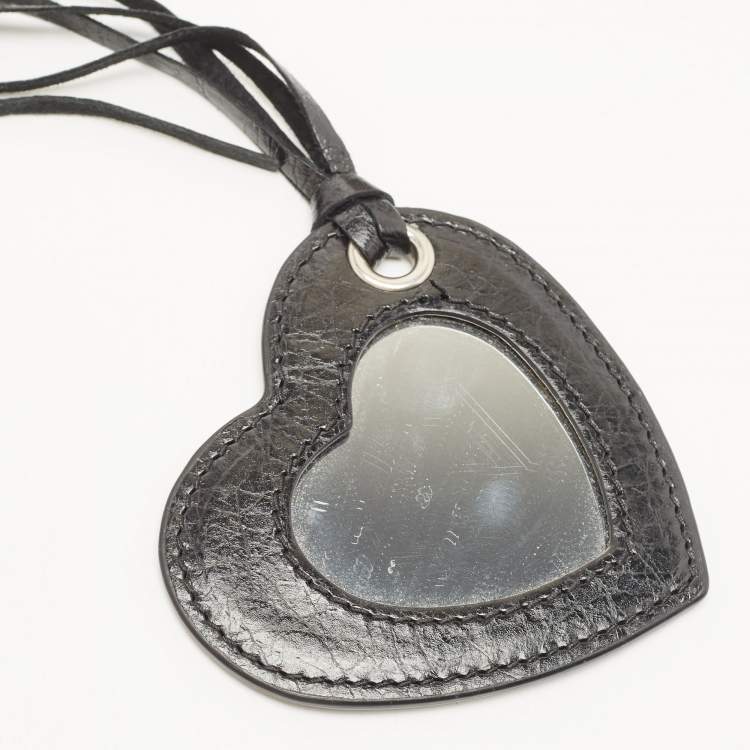 Pre Owned Balenciaga Black Glossy Leather Le Cagole Small Shoulder Bag