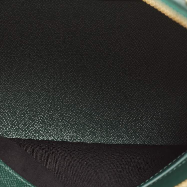 Pre Owned Balenciaga Dark Green Leather Small Ville Satchel
