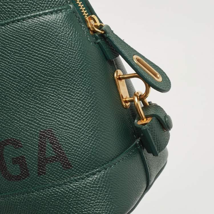 Pre Owned Balenciaga Dark Green Leather Small Ville Satchel