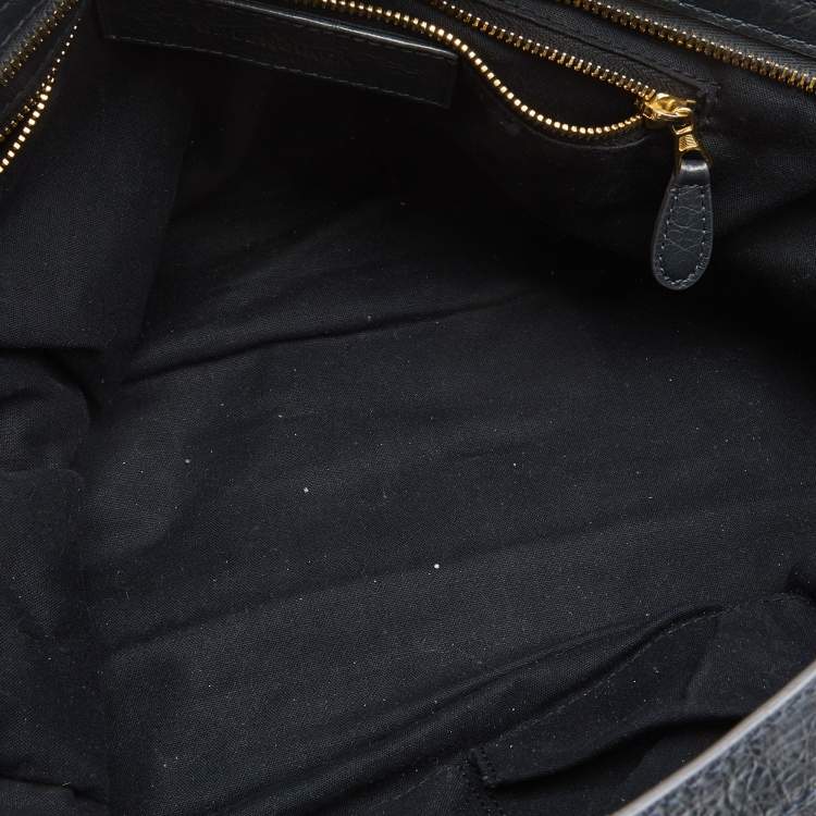 Pre Owned Balenciaga Dark Blue Leather RGH City Tote