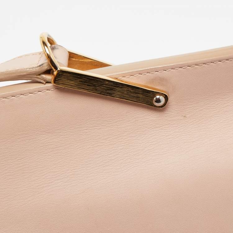 Pre Owned Balenciaga Pink Leather Le Dix Cartable Top Handle Bag