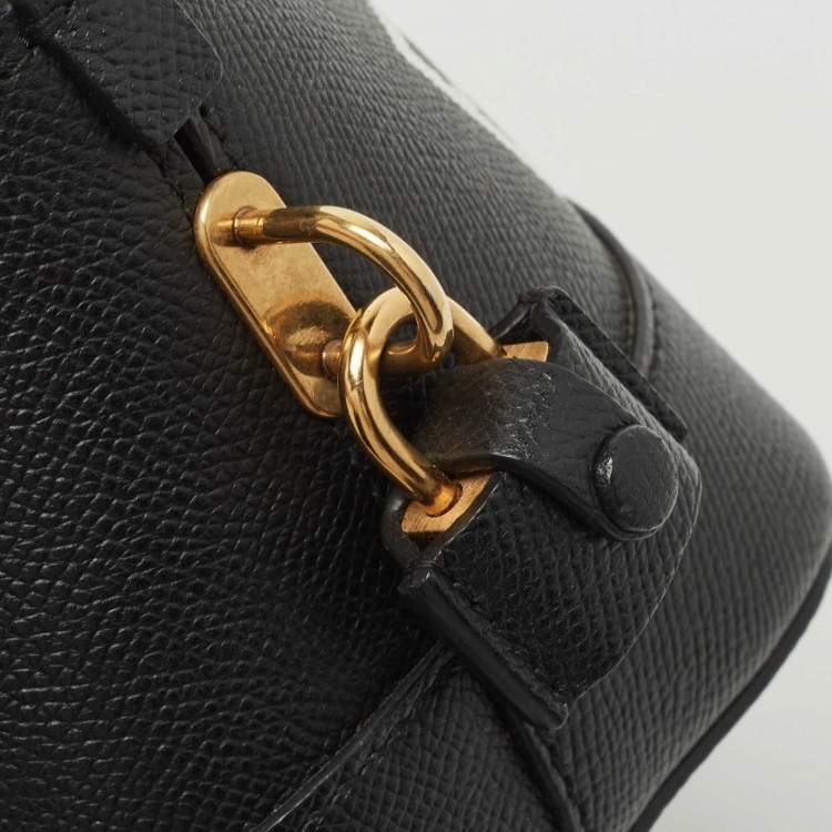 Pre Owned Balenciaga Black Leather Small Ville Bag
